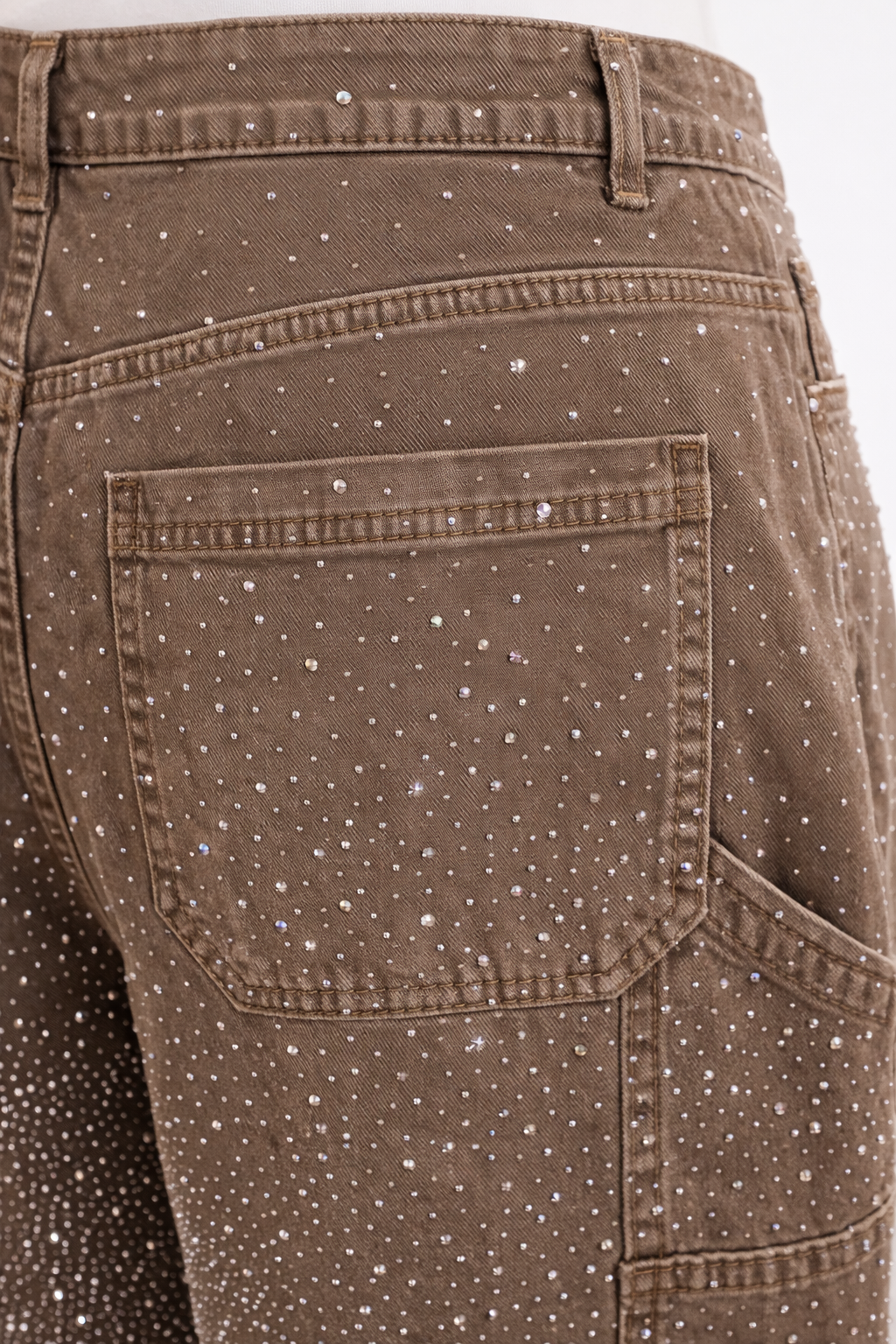 Jeans strass baggy