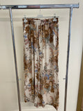 Pantalone floreale Fiamma