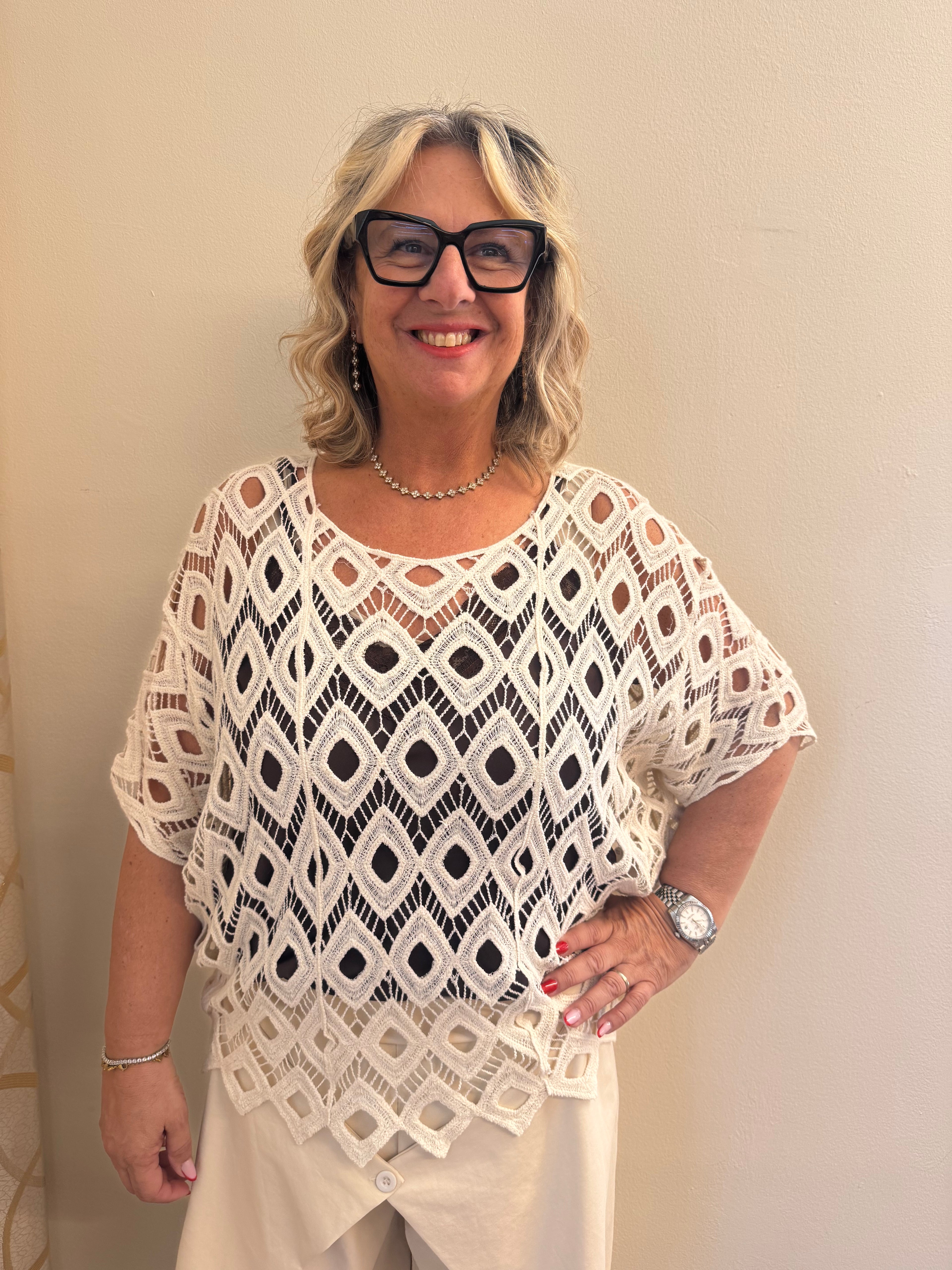 Blusa pizzo Nives