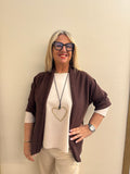 Cardigan misto viscosa Carmen
