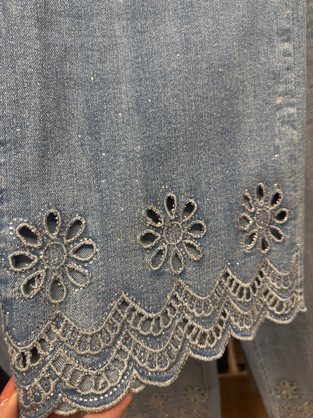 Jeans palazzo elasticizzato