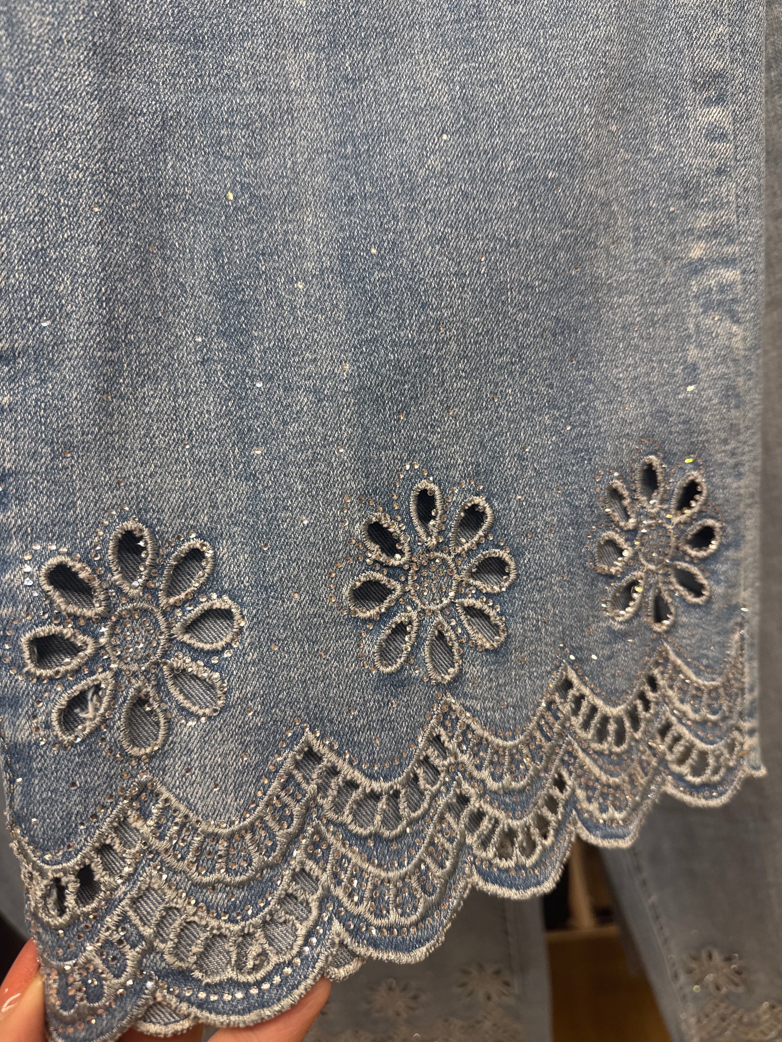 Jeans palazzo elasticizzato