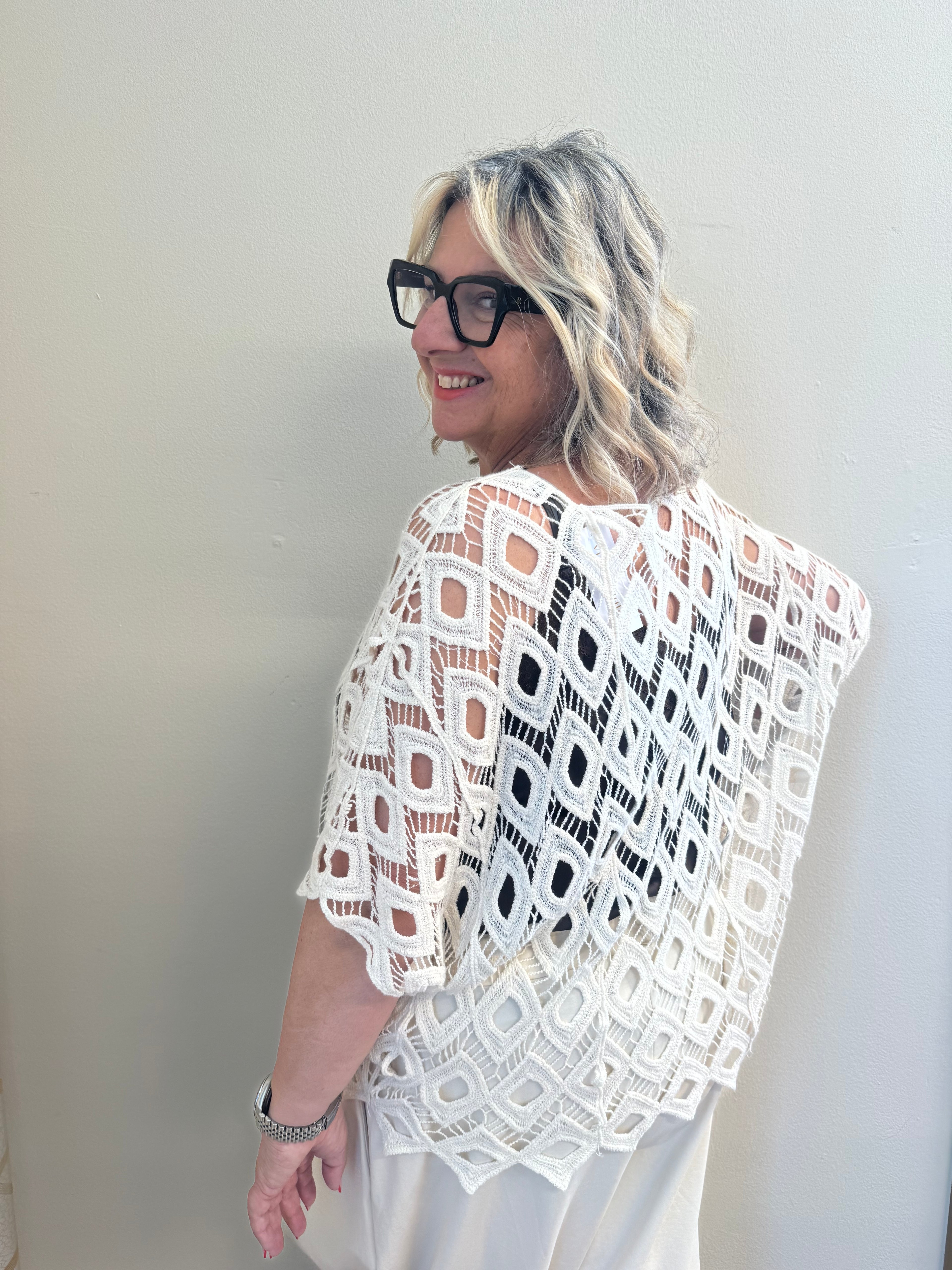 Blusa pizzo Nives