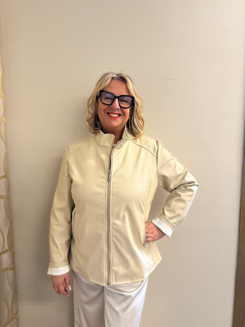 Giacchino similpelle