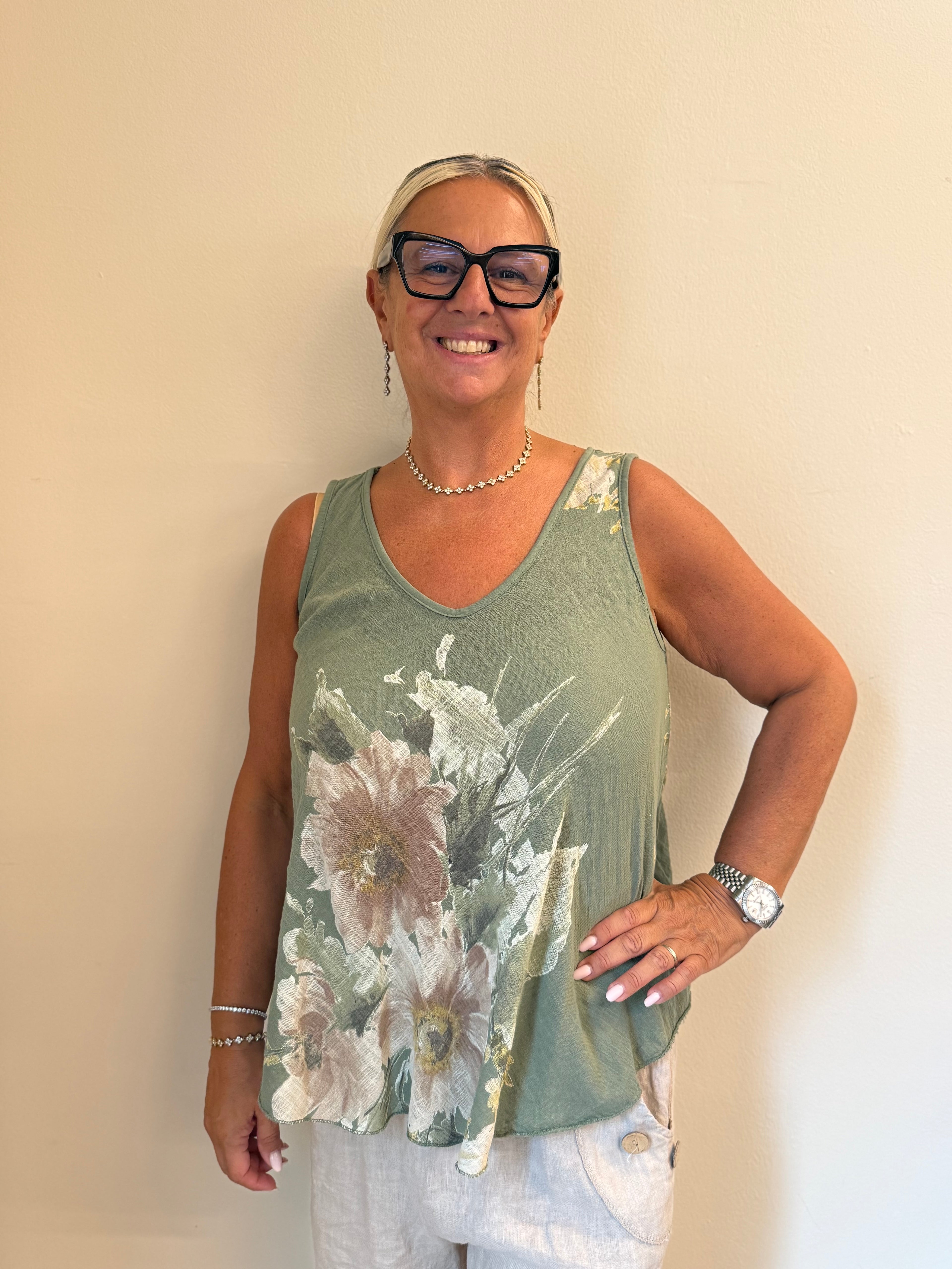 Canotta Lorenza 100% cotone
