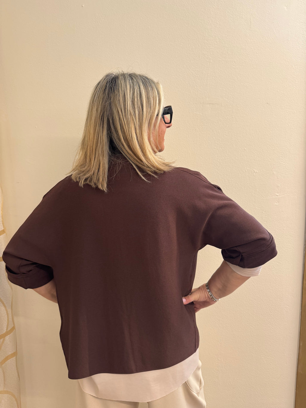 Cardigan misto viscosa Carmen