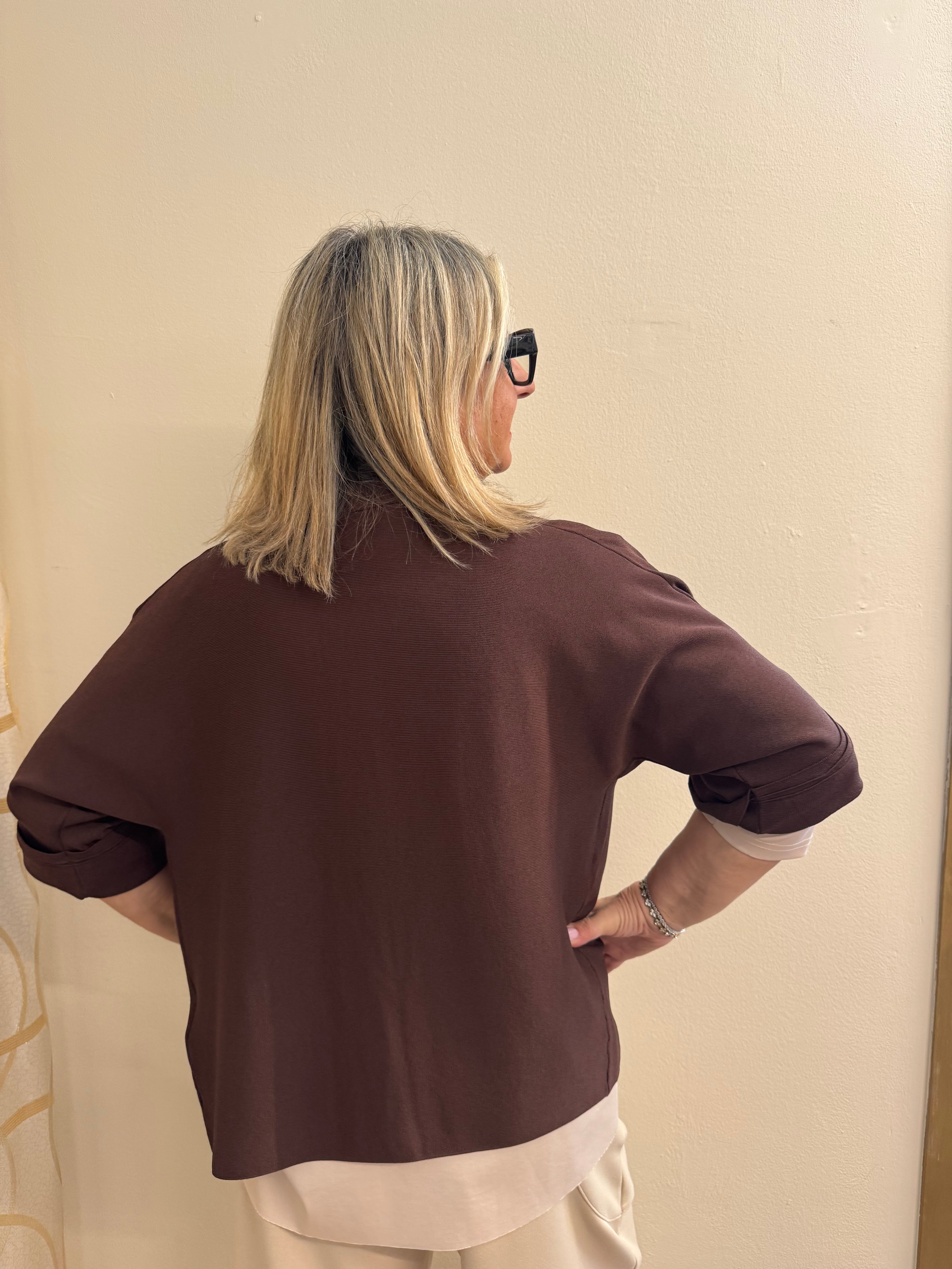 Cardigan misto viscosa Carmen