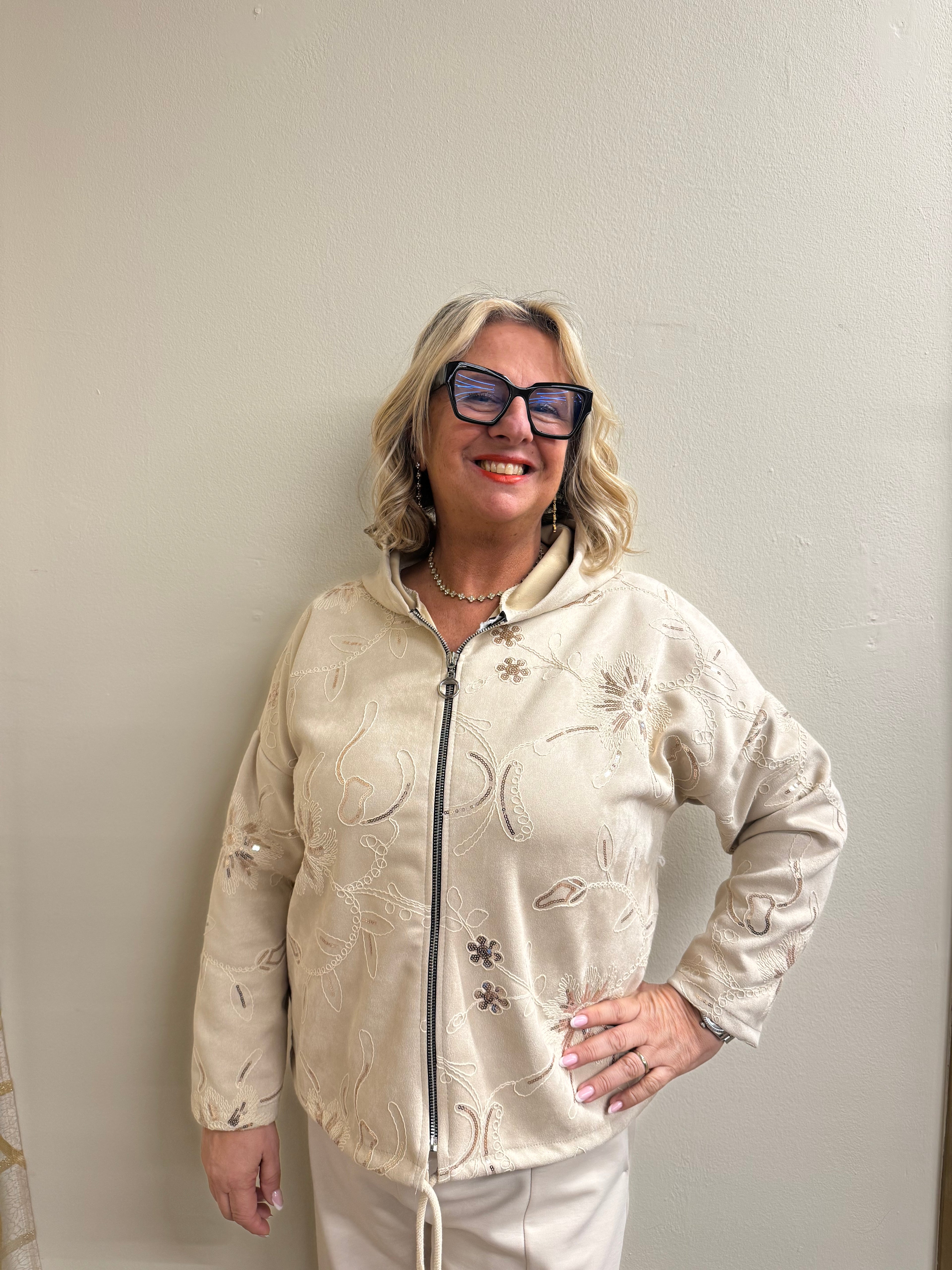 Giacchino ecodainetto paillette