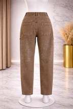 Jeans strass baggy Alma