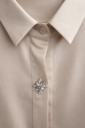 Camicia raso gioiello Belinda