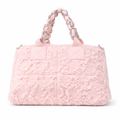 Bauletto jeans sfrangiato