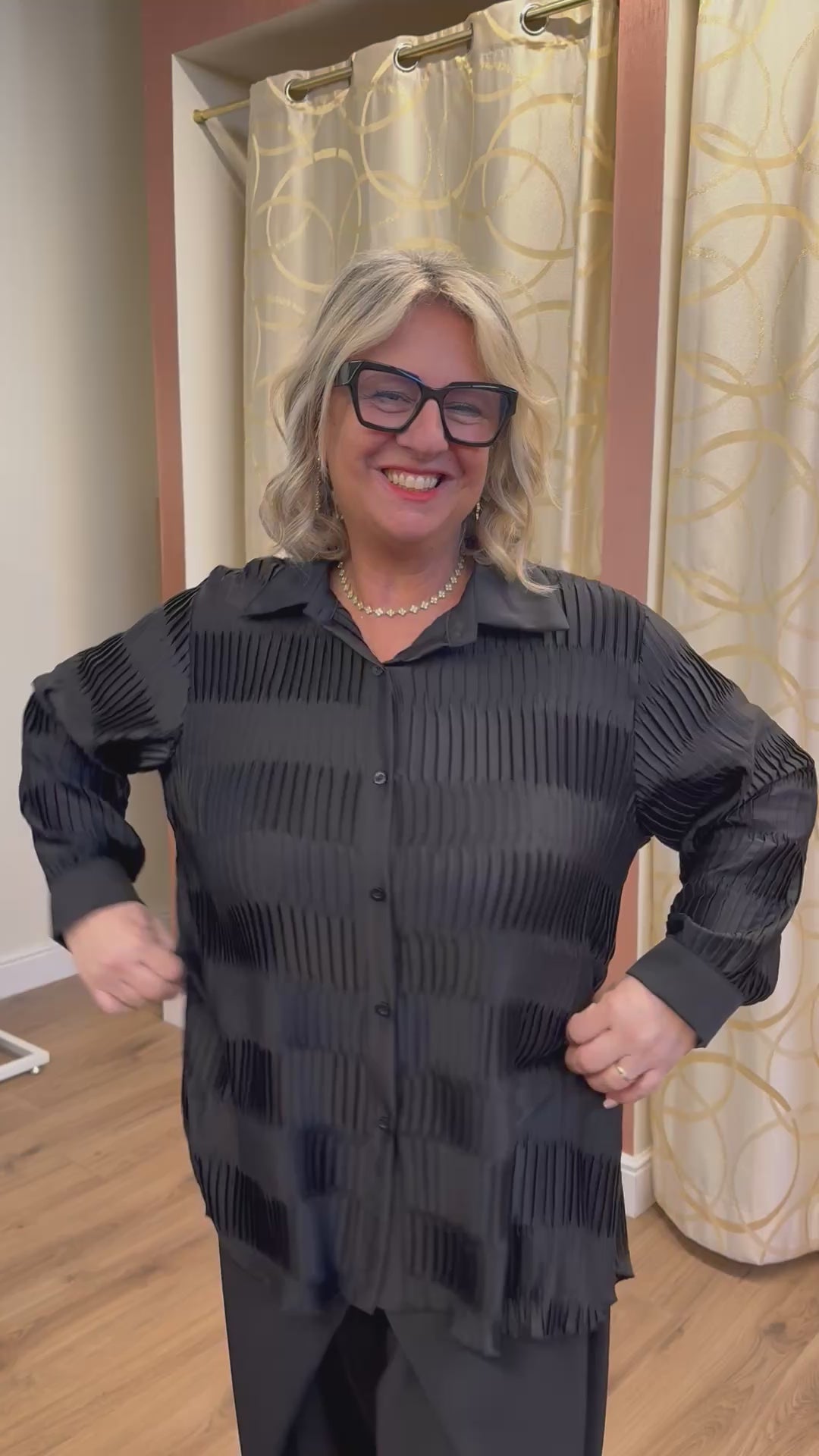 Camicia raso goffrata