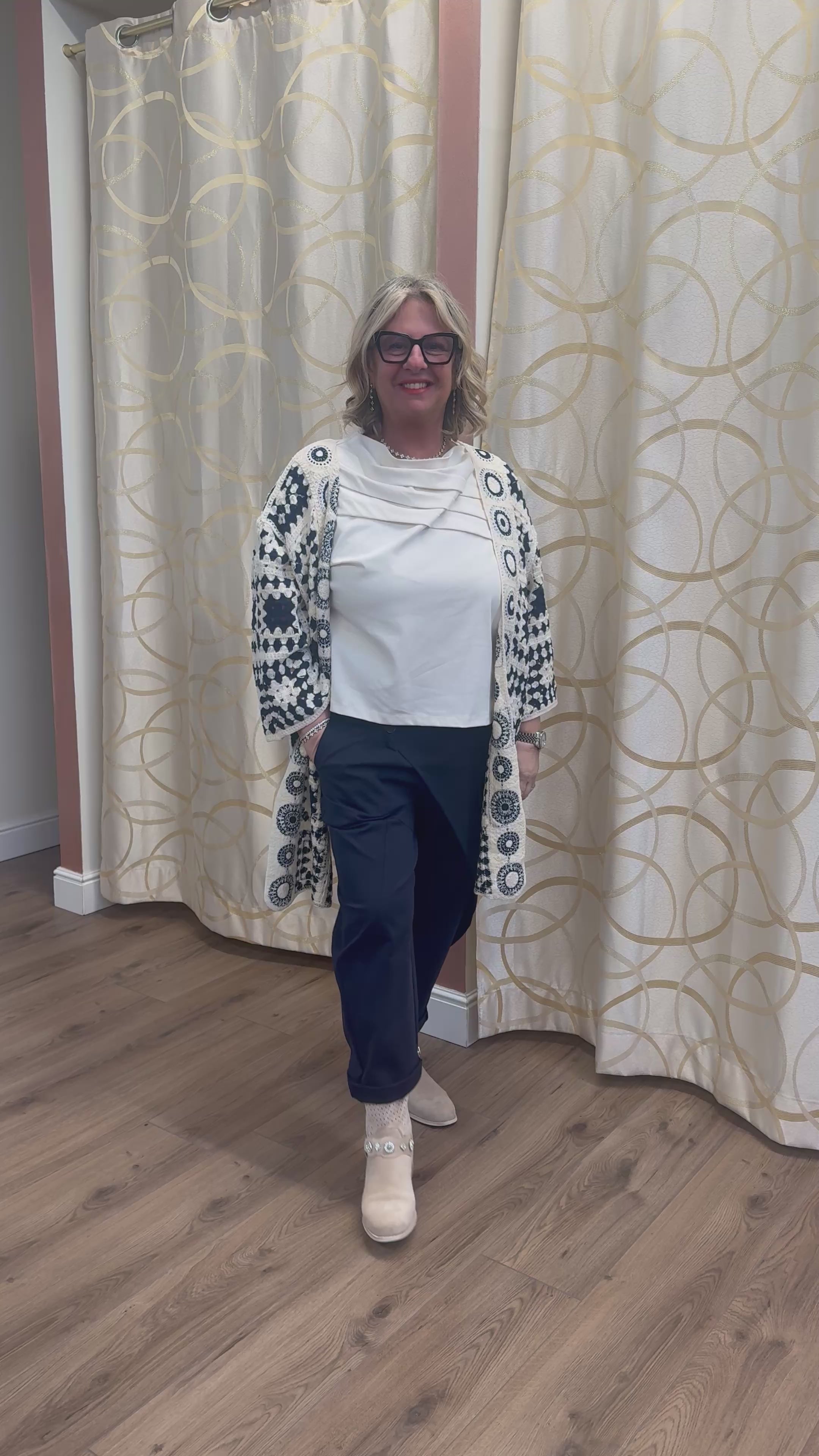 Pantalone patella punto Milano